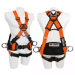 Arnés 4 Argollas con Soporte Lumbar IN 8004-1 INSAFE para trabajos en altura.