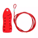 Bloqueo Universal con Cable de Acero Forrado