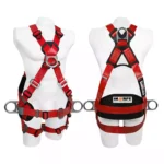 Arnés 4 Argollas en Poliuretano con Soporte Lumbar