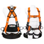 Arnés 4 Argollas en H con Soporte Lumbar y Asentaderar