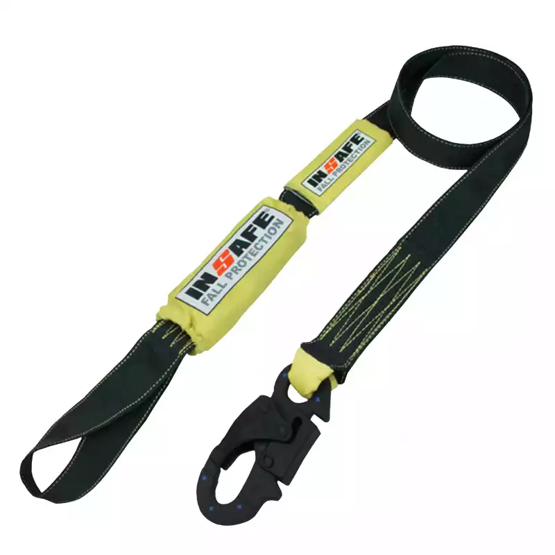 insafe-in-8020-2arc.webp Eslinga Sencilla con Absorbedor para Arco Eléctrico y Argolla en Reata - Imagen 1