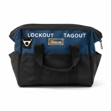 Maletín de poliéster para equipos lockout tagout uso industrial